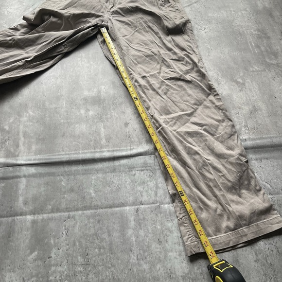 Mountain Khakis Teton Twill Pants Mens 35x32 Hiking Outdoor Beige 100% Cotton - Picture 4 of 12